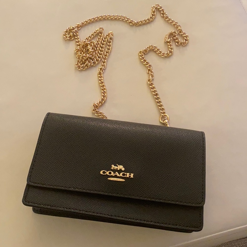 Black Coach crossbody